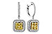 G292-84963: EARR 1.04 FANCY YELLOW DIAMONDS 1.62 TW