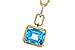 G292-85908: NECKLACE 3.26 BLUE TOPAZ 3.30 TGW (10x8MM BT)