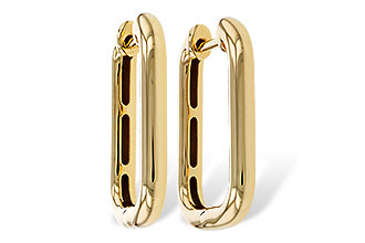 G292-88635: GOLD EARRINGS (23MM)