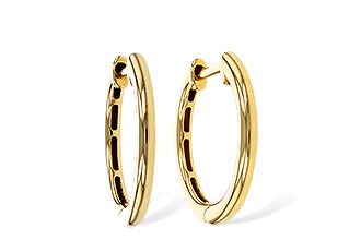 G292-89472: GOLD EARRINGS (16MM)