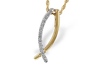 G292-89481: NECKLACE .25 TW