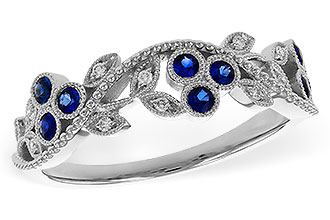 G292-90372: LDS WED RG .23 SAPPHIRE .29 TGW