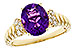 G293-73117: LDS RG 2.12 AMETHYST 2.26 TGW (10x8MM AMY)