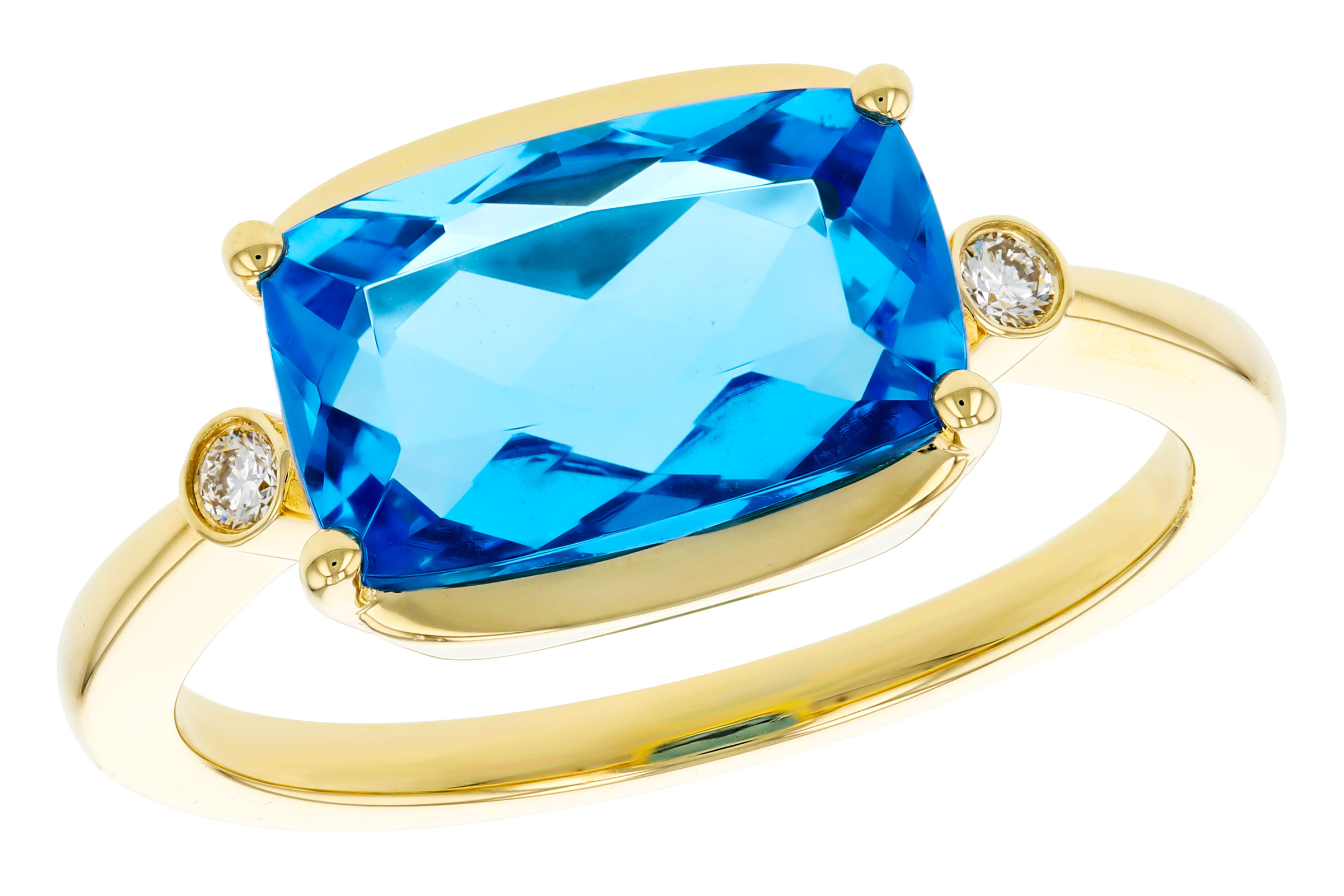 G293-74926: LDS RG 2.88 BLUE TOPAZ 2.92 TGW (11x7MM BT)