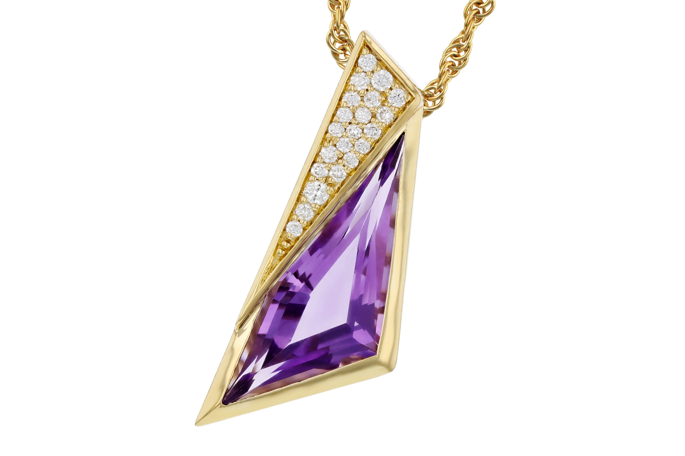 G293-74972: NECKLACE 2.24 AMETHYST 2.33 TGW