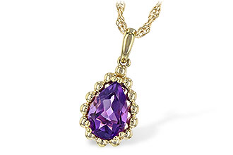 H207-40435: NECKLACE 1.06 CT AMETHYST