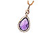 H207-44999: NECK 3.91 AMETHYST 4.10 TGW
