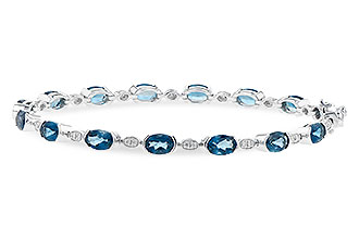 H208-33181: BRACELET 7.20 LONDON BLUE TOPAZ 7.36 TGW