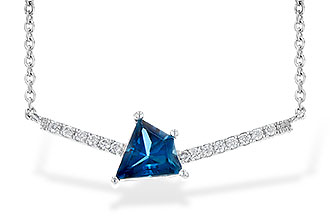 H208-34017: NECK .87 LONDON BLUE TOPAZ .95 TGW