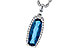 H208-34917: NECK 1.58 LONDON BLUE TOPAZ 1.70 TGW