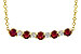 H208-35826: NECK .58 TW RUBY .70 TGW