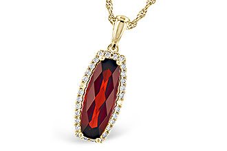 H291-02253: NECK 1.75 GARNET 1.87 TGW