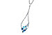 H291-04044: NECK .82 BLUE TOPAZ 1.05 TGW