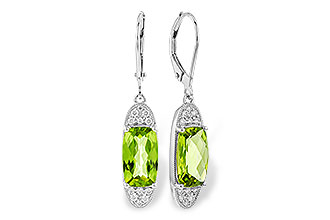 H291-94035: EARR 3.82 TW PERIDOT 3.98 TGW