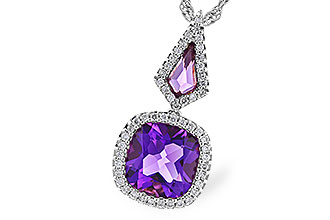 H291-94926: NECK 1.80 TW AMETHYST 1.96 TGW