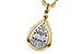 H291-99481: NECKLACE .08 BAG .16 TW