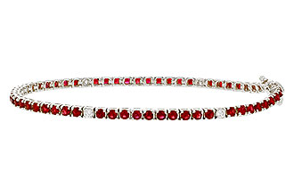 H292-83181: BRACELET 3.04 RUBY 3.29 TGW (7")