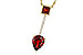 H292-84017: NECKLACE 2.15 GARNET 2.20 TGW