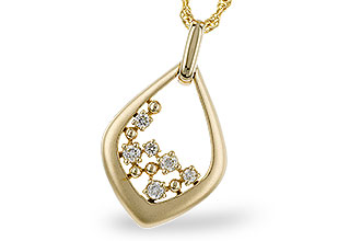 H292-84053: NECKLACE .25 TW