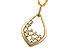 H292-84053: NECKLACE .25 TW
