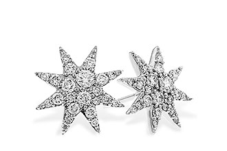 H292-88581: EARRINGS .50 TW