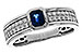 H292-88626: LDS RG .55 SAPPHIRE .88 TGW (5x4MM SA)
