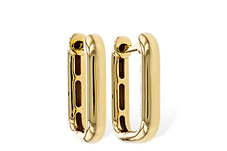 H292-88635: GOLD EARRINGS (15MM)
