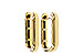 H292-88635: GOLD EARRINGS (15MM)