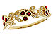 H292-90372: LDS DIA RG .22 RUBY TW .28 TGW