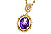 H292-90399: NECKLACE 1.38 AMETHYST 1.40 TGW (9x7MM AMY)