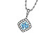 K024-64035: NECKLACE .80 AQUA .93 TGW
