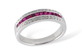 K204-64962: LDS WED RG .50 RUBY .61 TGW