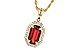 K208-33153: NECK 1.66 GARNET 1.75 TGW