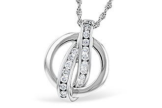 K291-03126: NECKLACE .25 TW