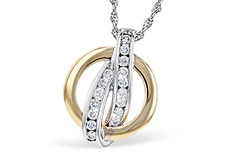 K291-03126: NECKLACE .25 TW