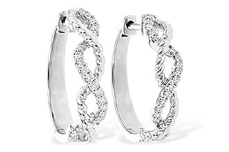 K291-07708: EARRINGS .18 TW