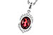 K291-91290: NECK 2.10 GARNET 2.24 TGW