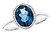 K291-94981: LDS RG 1.90 TW LONDON BLUE TOPAZ 1.93 TGW(9x7 LBT)