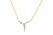 K291-97681: NECKLACE 1.22 TW FANCY CUT DIAMONDS (18")