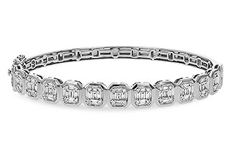 K292-82253: BANGLE .81 TW BAGUETTE 1.00 TW
