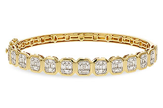K292-82253: BANGLE .81 TW BAGUETTE 1.00 TW