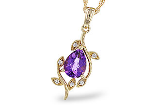 K292-84962: NECKLACE .88 AMETHYST .93 TGW (8x6MM AMY)