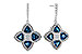 K292-86744: EARRINGS 1.73 LONDON BLUE TOPAZ 1.82 TGW