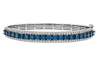 K292-86790: BANGLE 4.05 BLUE DIAS 5.50 TW