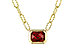 K292-87708: NECKLACE 1.45 GARNET (18")
