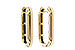 K292-87726: GOLD EARRINGS (18MM)
