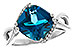 K292-88599: LDS RG 4.42 LONDON BLUE TOPAZ 4.50 TGW (10MM LBT)
