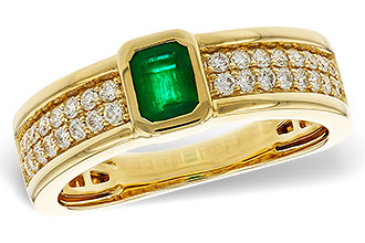 K292-88626: LDS RG .42 EMERALD .75 TGW (5x4MM EM)