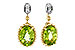 K292-89526: EARR 1.36 TW PERIDOT 1.42 TGW (7x5MM OV)