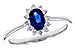 K292-89544: LDS RG .55 SAPPHIRE .71 TGW (6x4MM SAPP)